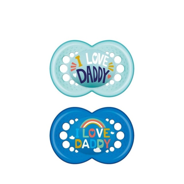 Mam Πιπίλα Σιλικόνης I Love Daddy 6 - 16 Μηνών