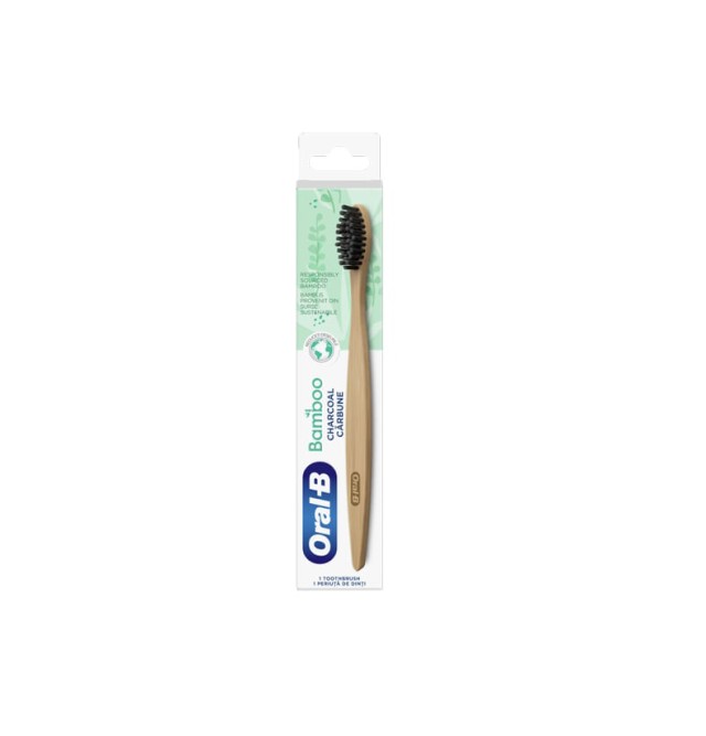 Oral-B Bamboo Charcoal Οδοντόβουρτσα 1τμχ