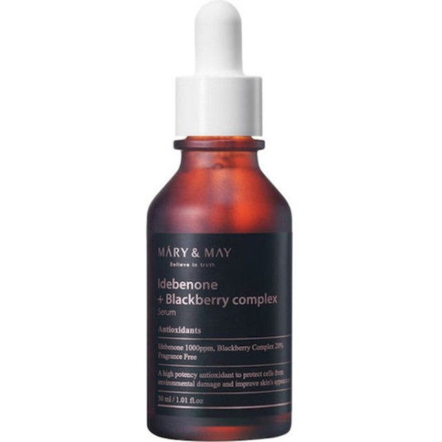 Mary & May Idebenone + Blackberry Complex Αντιγηραντικό Serum Προσώπου για Αποτοξίνωση & Λάμψη 30ml