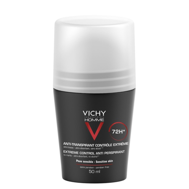 Vichy Homme Αποσμητικό 72h σε Roll-On 50ml
