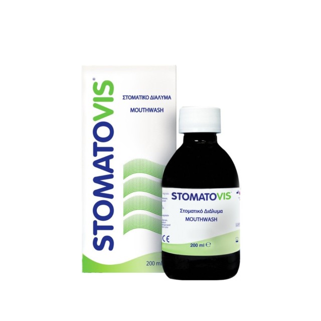 Stomatovis Mouthwash Αντιμικροβιακό Στοματικό Διάλυμα, 200 ml
