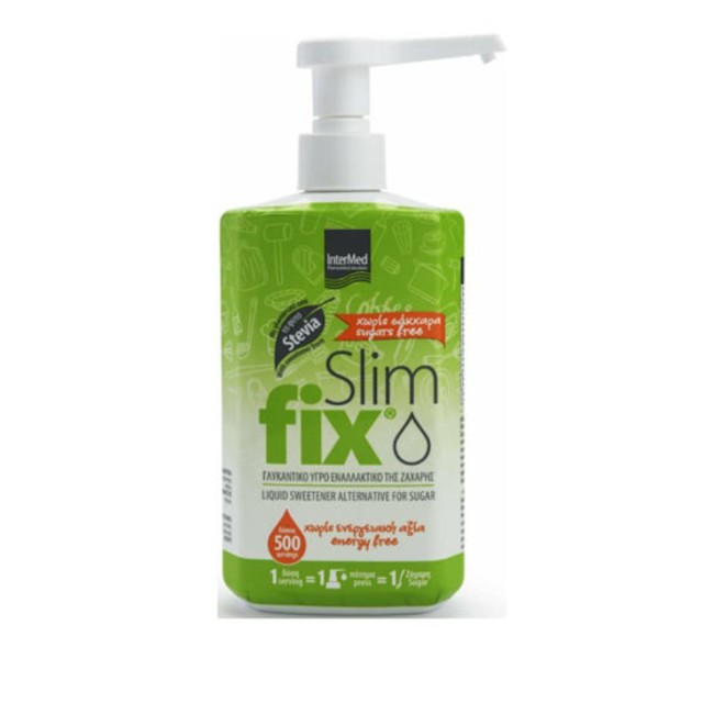 InterMed Slim Fix Stevia Στέβια Υγρό 500ml