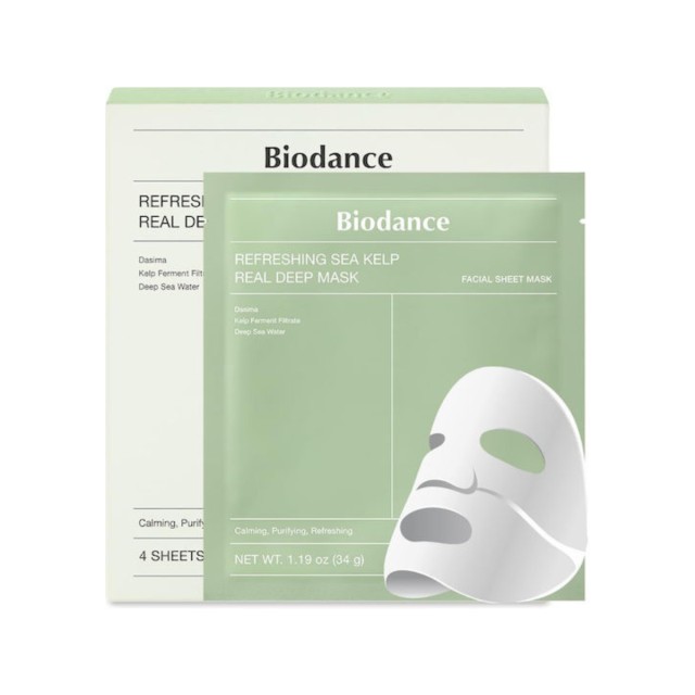 Biodance Real Deep Sheet Μάσκα Προσώπου για Αναζωογόνηση / Ενυδάτωση Με Centella Asiatica 34gr