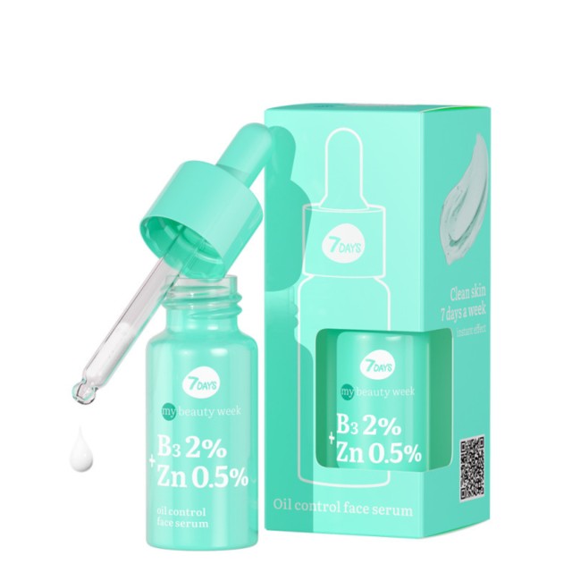 7DAYS MY BEAUTY WEEK B3 2%+ZN 0,5%OIL CONTR FACE SERUM 20 ML