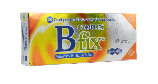 B-Complex Fix 30 Tabs Disp
