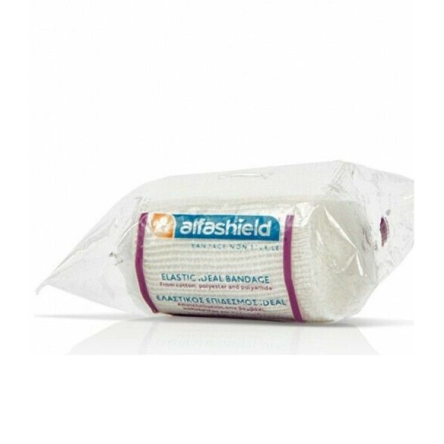 Alfashield Elastic Ideal Bandage Ελαστικός Επίδεσμος 10cm X 4,5m