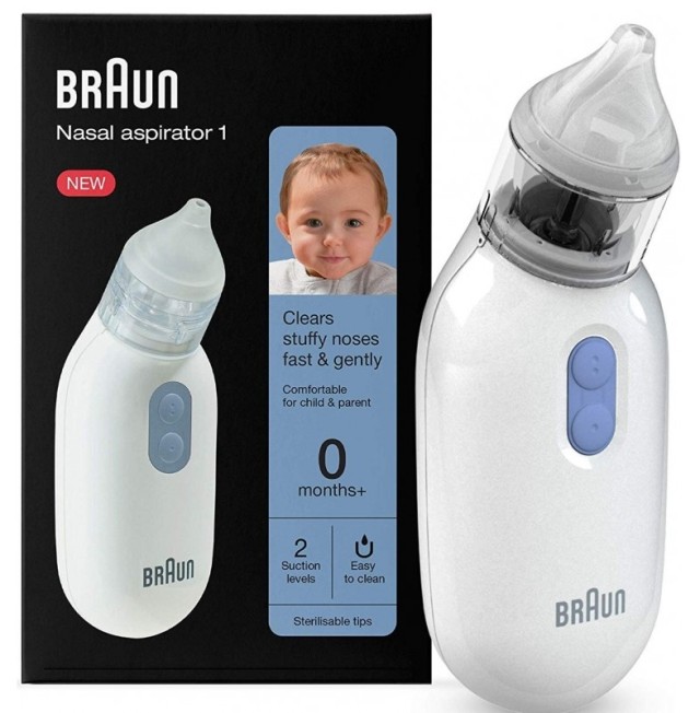 Braun BNA 100EU Nasal Aspirator 1 Ρινικός Αποφρακτήρας, 1 τμχ
