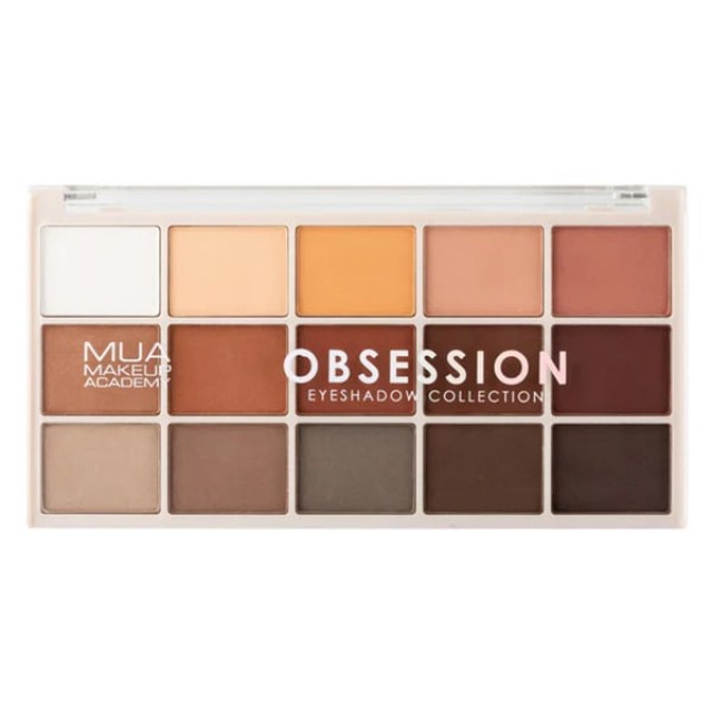 MUA Παλέτα με Σκιές Ματιών Matte σε Στερεή Μορφή Obsession 12gr