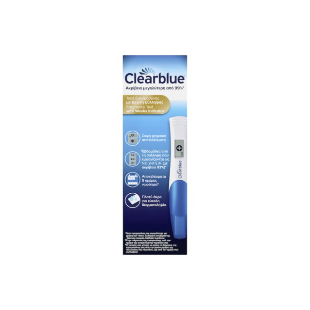 Clearblue Ψηφιακό Τεστ Εγκυμοσύνης με Δείκτη Σύλληψης 1τμχ