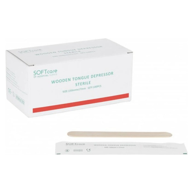 Γλωσσοπίεστρα Αποστειρωμένα 1x100τμχ