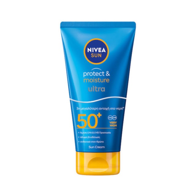 Nivea Protect & Moisture Ultra Αντηλιακή Κρέμα για το Σώμα SPF50 150ml