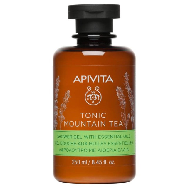 Apivita Tonic Mountain Tea Αφρόλουτρο με Τσάι του Βουνού 250ml