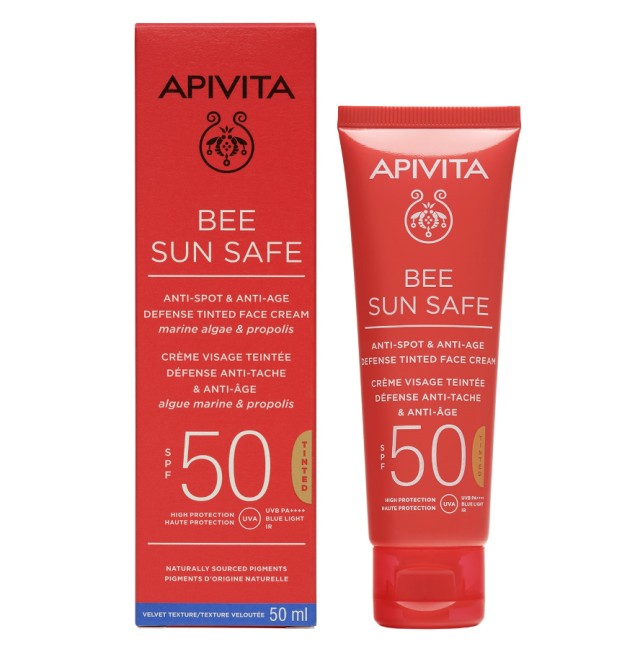 Apivita Sun Bee Antispot Tinted Spf50 50 ml
