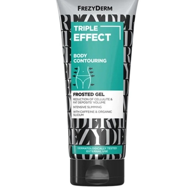 Frezyderm Triple Effect Body Contouring Frosted Gel Τζελ για Μείωση Κυτταρίτιδας, Αδυνάτισμα & Σύσφιξη, 200ml