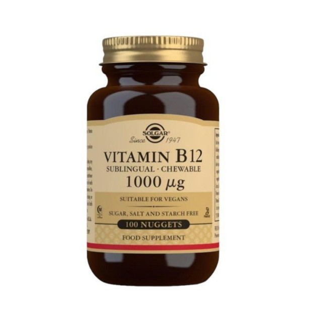 Solgar Vit B-12 1000mg Nuggets 100s
