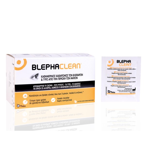 Thea Blephaclean Στείρα Εμποτισμένα Μαντηλάκια για τα Μάτια 30τμχ