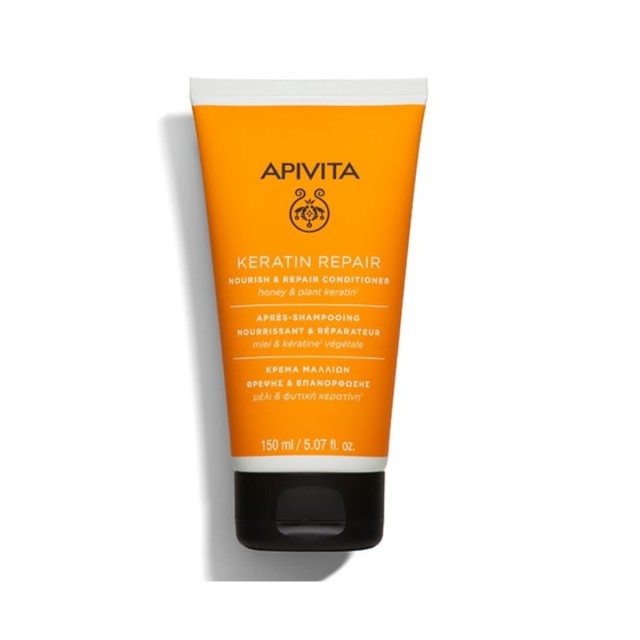 Apivita Keratin Repair Nourish & Repair Conditioner Κρέμα Μαλλιών Θρέψης & Επανόρθωσης, 150ml