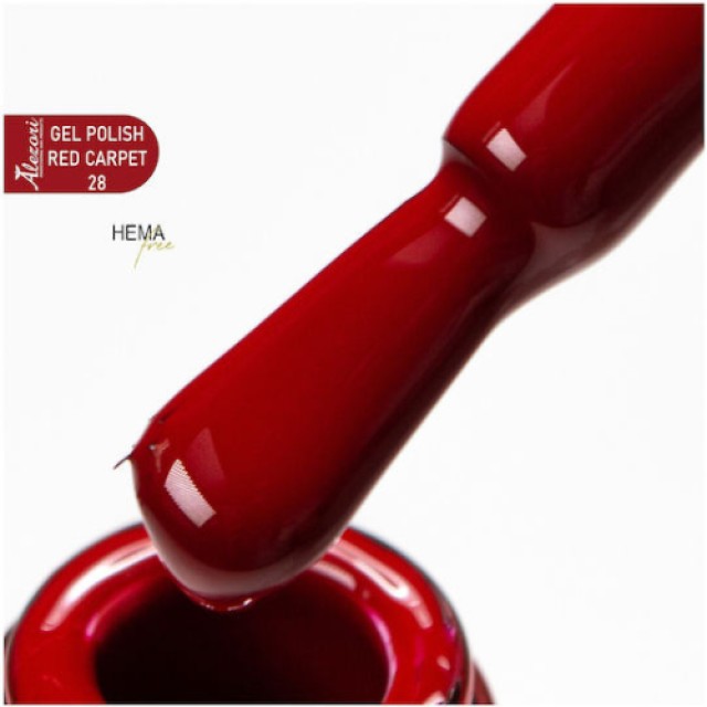Alezori Ημιμόνιμο Βερνίκι Νυχιών Red Carpet 28 15ml