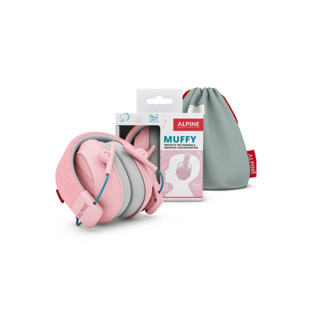 Alpine Muffy 2.0 Παιδικές Ωτοασπίδες σε Ροζ Χρώμα