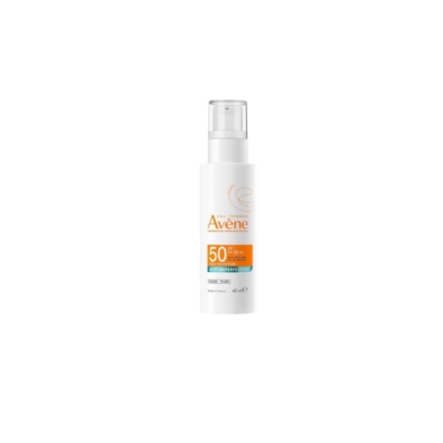 Eau Thermale Avène Fluide Anti-Imperfection Αδιάβροχο Αντηλιακό Προσώπου SPF50 40ml