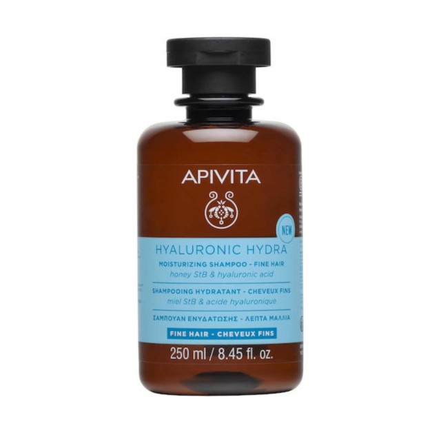 Apivita Hyaluronic Hydra Σαμπουάν Ενυδάτωσης για Λεπτά Μαλλιά 250ml