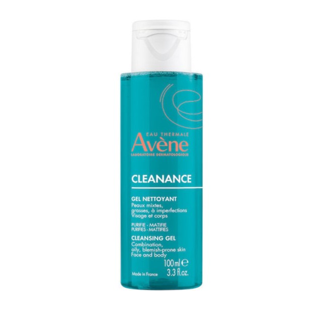 Eau Thermale Avene Cleanance Gel Καθαρισμού Προσώπου για Ακνεϊκές Επιδερμίδες 100ml