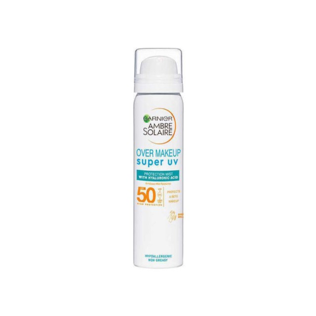Garnier Over Makeup Super UV Αντηλιακό Mist Προσώπου SPF50+ 75ml