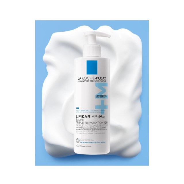 La Roche-Posay Lipikar Baume AP+MAX Ενυδατικό Balm Σώματος, 400ml
