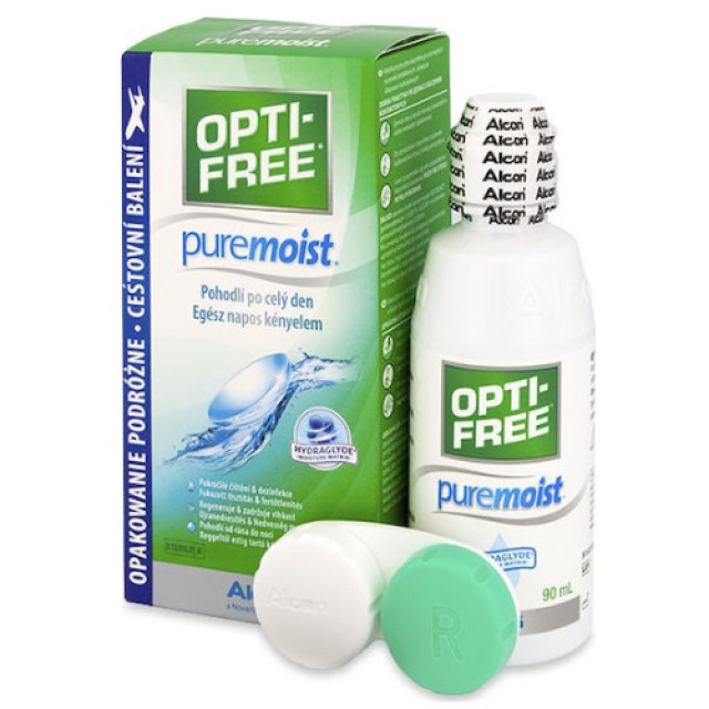 Alcon Opti-Free Pure Moist Υγρό Φακών Επαφής 90ml