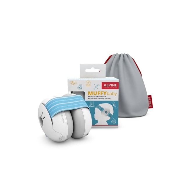 Alpine Muffy Baby Παιδικές Ωτοασπίδες σε Γαλάζιο Χρώμα