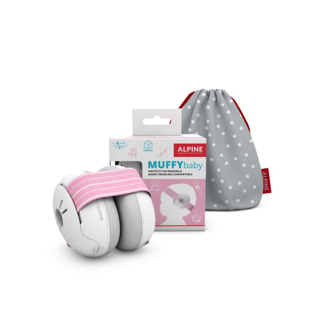 Alpine Muffy Baby Παιδικές Ωτοασπίδες σε Ροζ Χρώμα