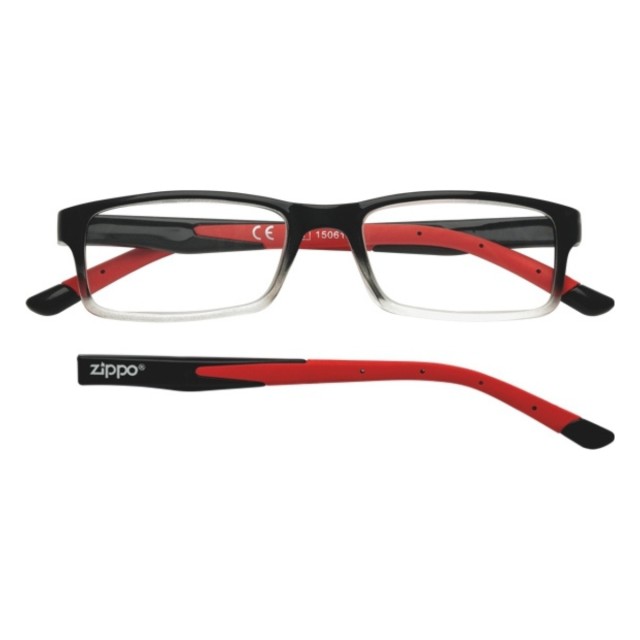 Zippo Unisex Γυαλιά Πρεσβυωπίας +2.50 σε Μαύρο χρώμα 31Z-091-RED250
