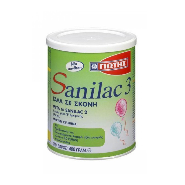 Sanilac 3 Βρεφικό Γάλα 400gr