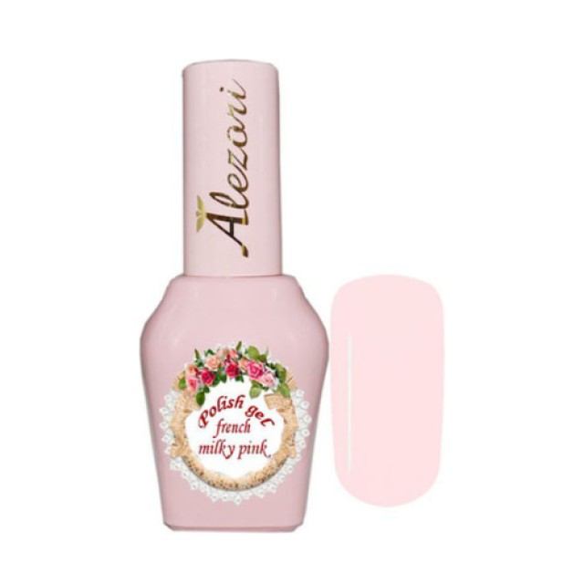 Alezori French Ημιμόνιμο Βερνίκι Νυχιών Milky Pink Milky Pink 15ml