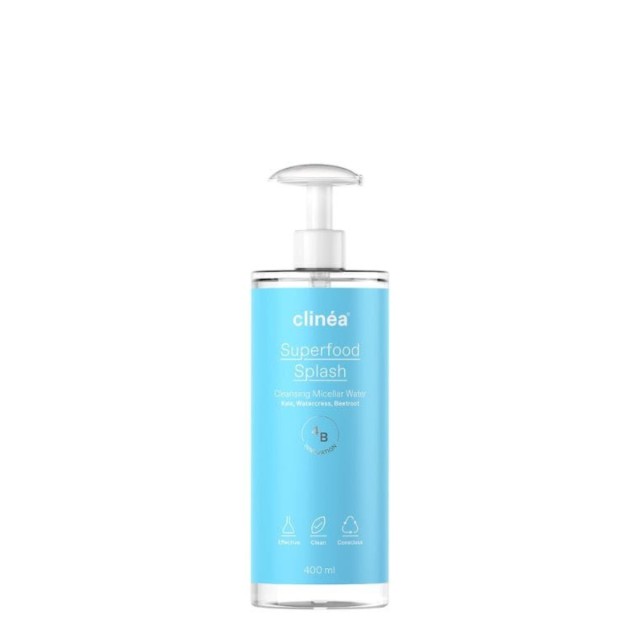 Clinea Superfood Splash Νερό Καθαρισμού Micellar 400ml