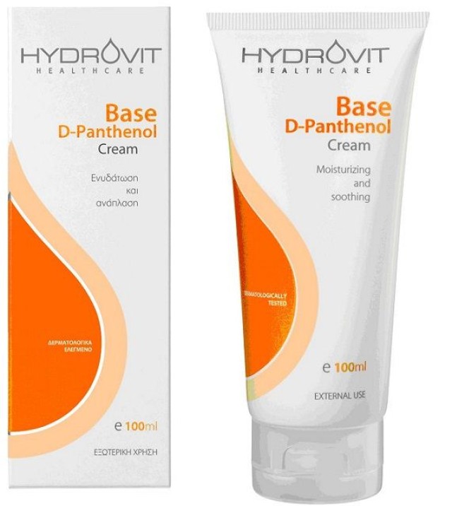 Hydrovit Base D-Panthenol Cream Ενυδατική & Καταπραϋντική Κρέμα, 100ml