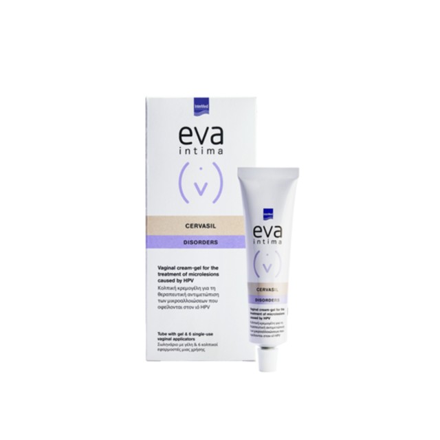 Intermed Eva Intima Cervasil Vaginal Cream-Gel Κολπική Κρεμογέλη για Αλλοιώσεις από τον HPV, 30ml