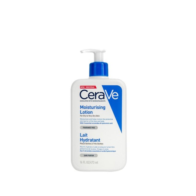 Cerave Moisturizing Lotion Ενυδατικό Γαλάκτωμα για Ξηρό/Πολύ Ξηρό Δέρμα 473 ml