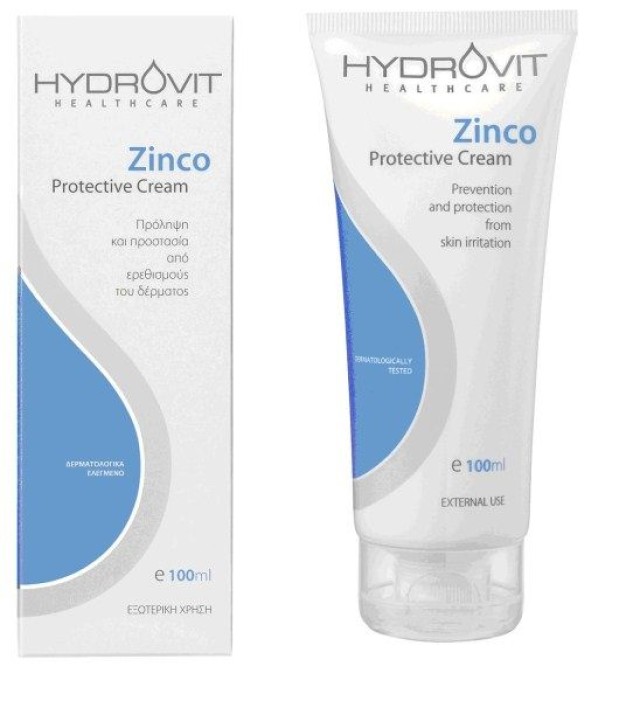 Hydrovit Zinco Protective Cream Αναπλαστική Κρέμα για Ευαίσθητες Επιδερμίδες 100 ml