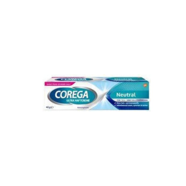 Corega Neutral Στερεωτική Κρέμα Τεχνητής Οδοντοστοιχίας 40gr