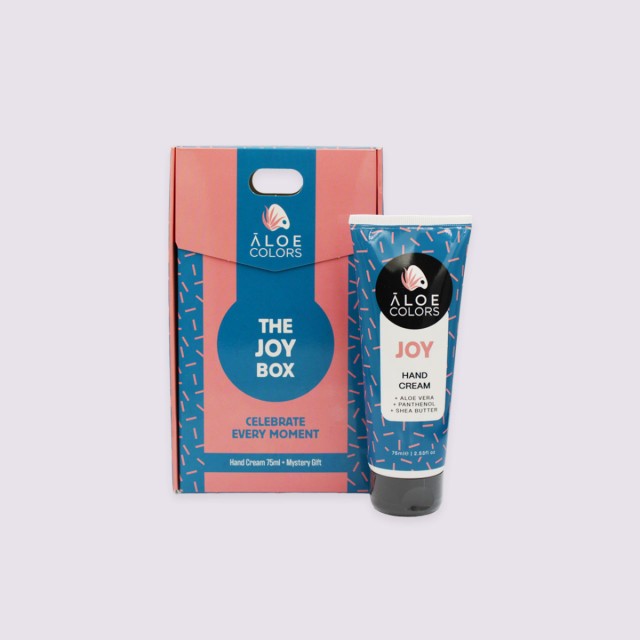 Aloe Colors Xmas Promo The Joy Box με Joy Hand Cream Ενυδατική Κρέμα Χεριών 75ml & Mystery Gift 1τεμ