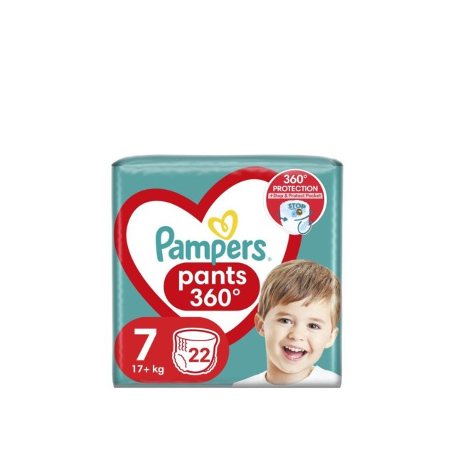 Pampers pants No7 (17+kg), 22τεμ