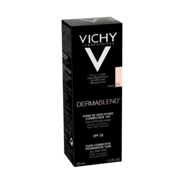 Vichy Dermablend Liquid Make Up SPF35 25 Nude 30ml