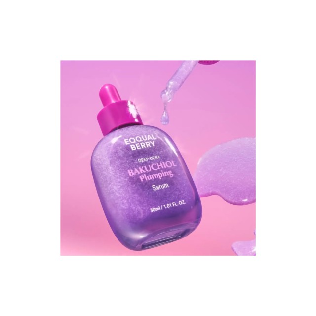 Eqqualberry Bakuchiol Plumping Αντιγηραντικό Serum Προσώπου με Bakuchiol & Ρετινόλη για Σύσφιξη 30ml