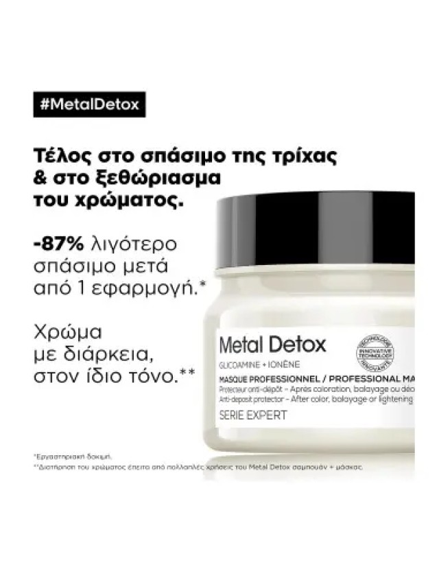 LOreal Professionnel Serie Expert Metal Detox Μάσκα Μαλλιών για Επανόρθωση 250ml