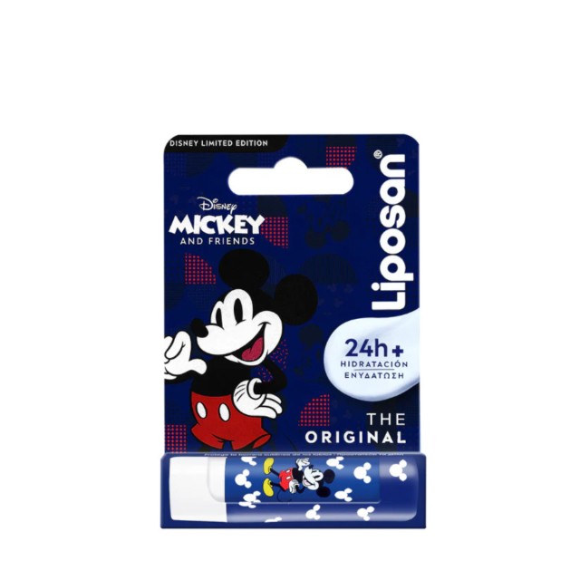 Liposan Disney Mickey The Original Ενυδατικό Χειλιών για 24ωρη Ενυδάτωση, 4.8g