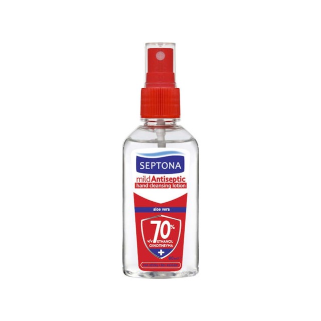 Septona Mild Antiseptic Αντισηπτική Λοσιόν Χεριών σε Spray 80ml
