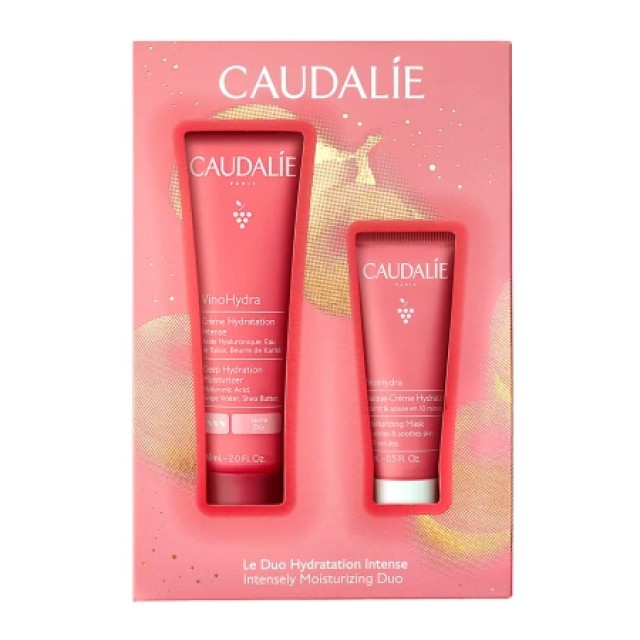Caudalie VinoHydra Xmas Promo Deep Hydration Moisturizer 60 ml & Δώρο Moisturizing Mask 15 ml 1σετ