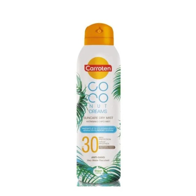 Carroten Coconut Dreams Αντηλιακό Ξηρό Mist SPF30 200m