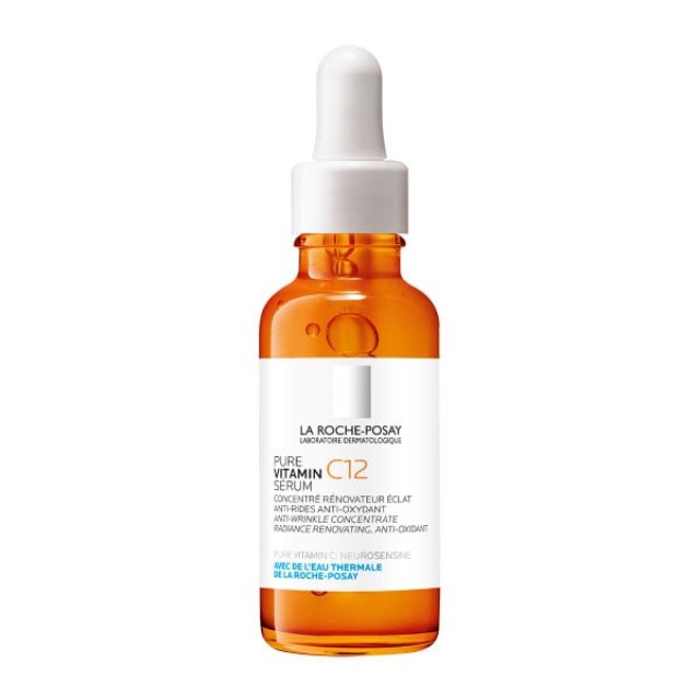 La Roche Posay Pure Vitamin C12 Αντιγηραντικό Serum Προσώπου με Βιταμίνη C & Σαλικυλικό Οξύ για Αποτοξίνωση & Λάμψη 30ml